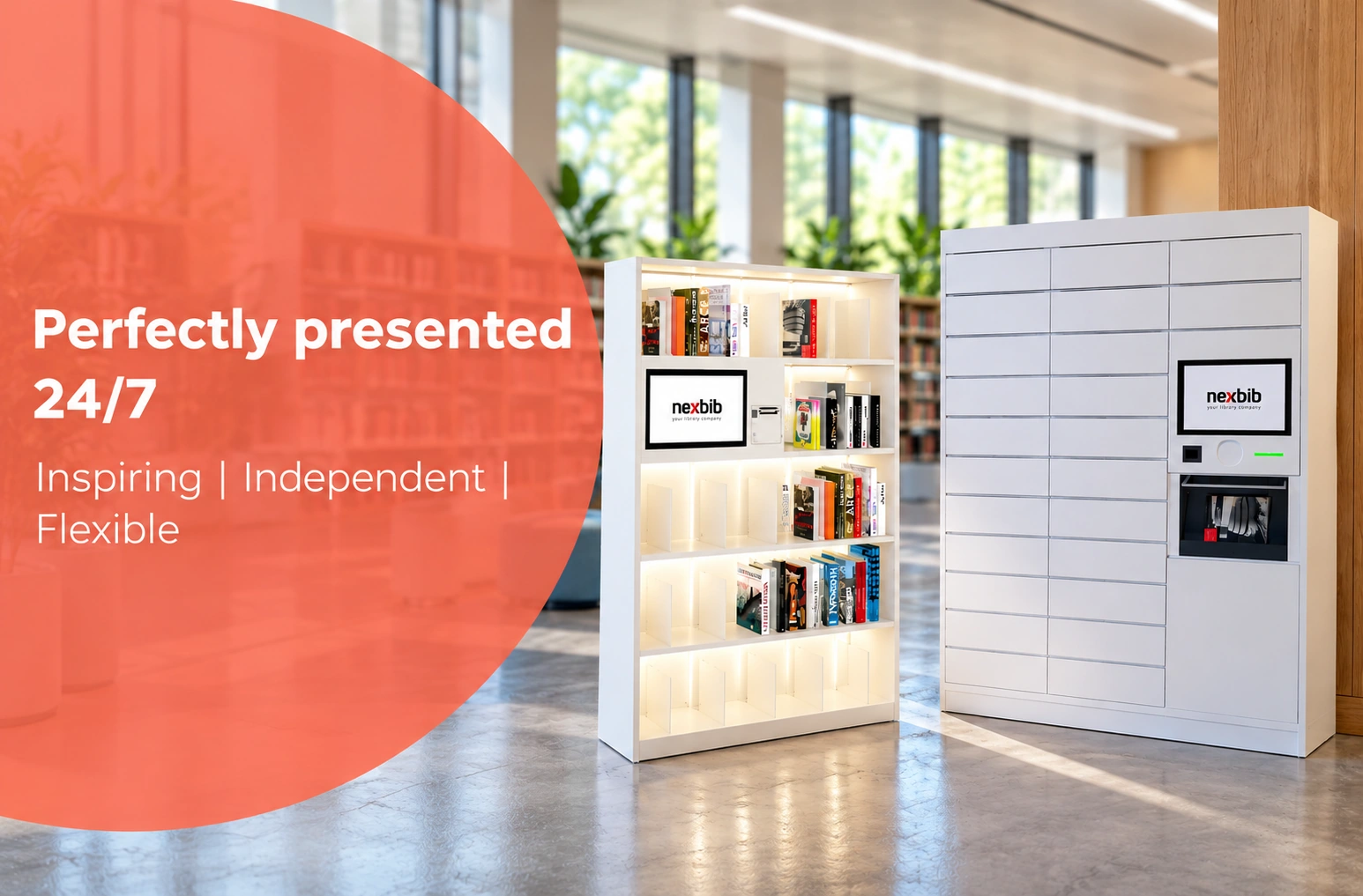 Automated library shelving and locker solution